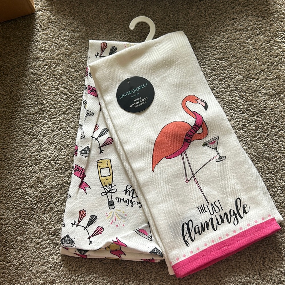 Bachelorette kitchen towels Set of 2